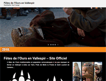 Tablet Screenshot of fetes-ours-vallespir.com